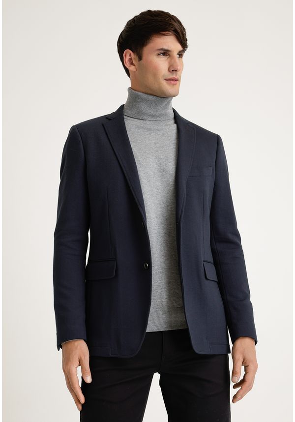 Chaqueta Casual Knit Navy Perry Ellis - Perry Ellis Chile