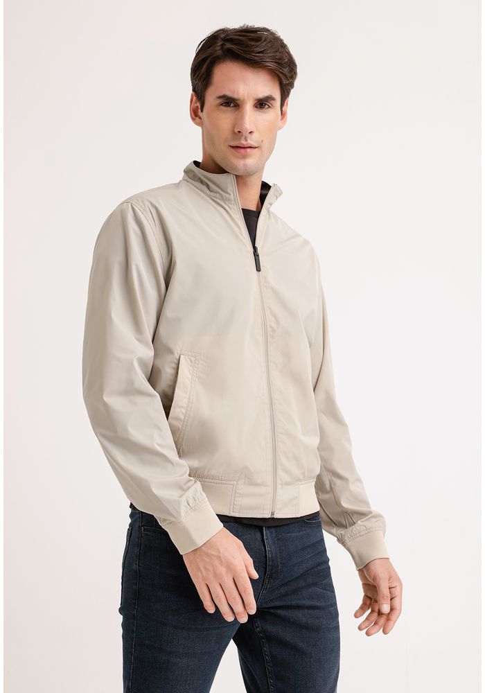 Chamarra Bomber Hombre Perry Ellis Camisa De Botu00f3n De Lino